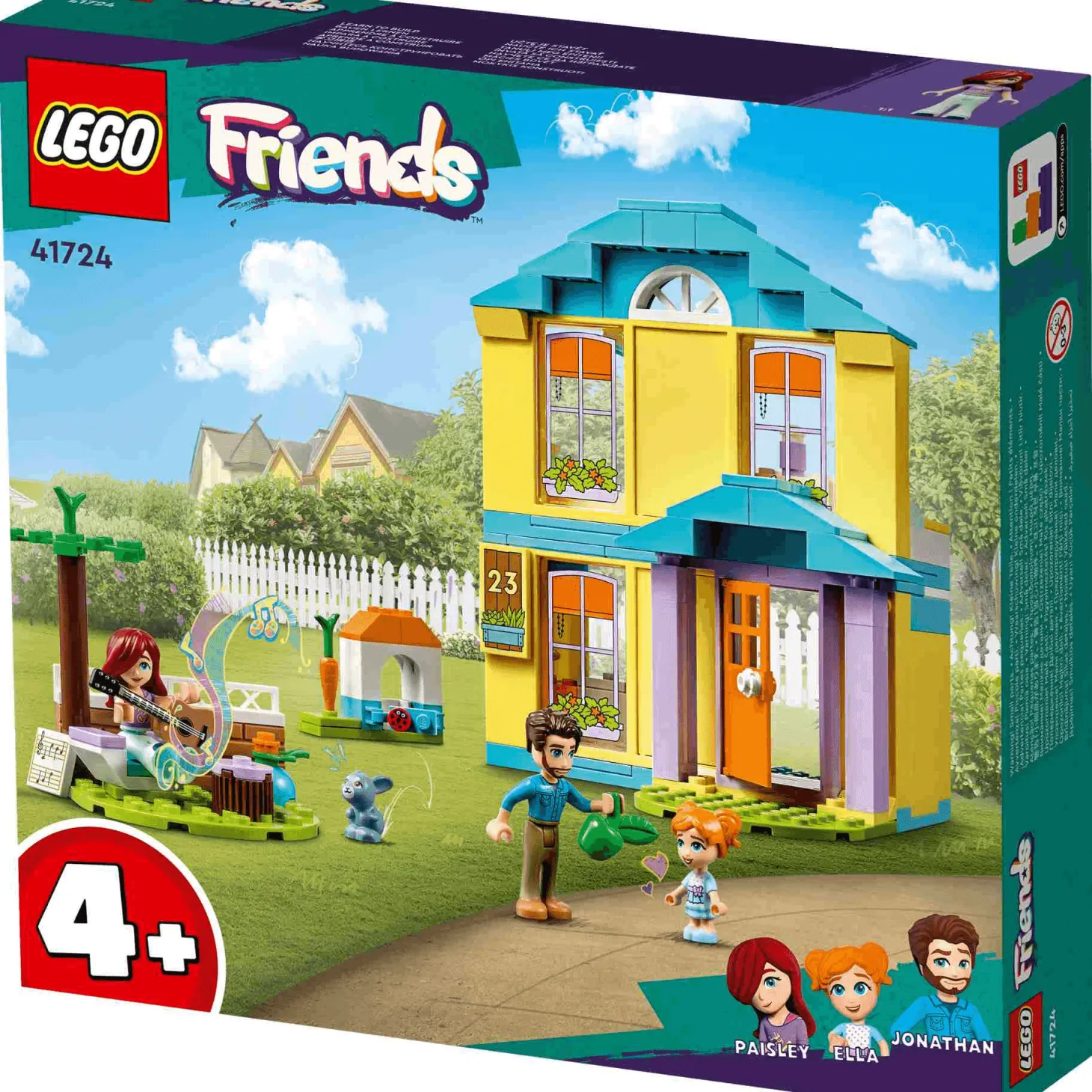 Set de juguetes de construcción LEGO Friends 41724 Casa de Paisley 185 piezas