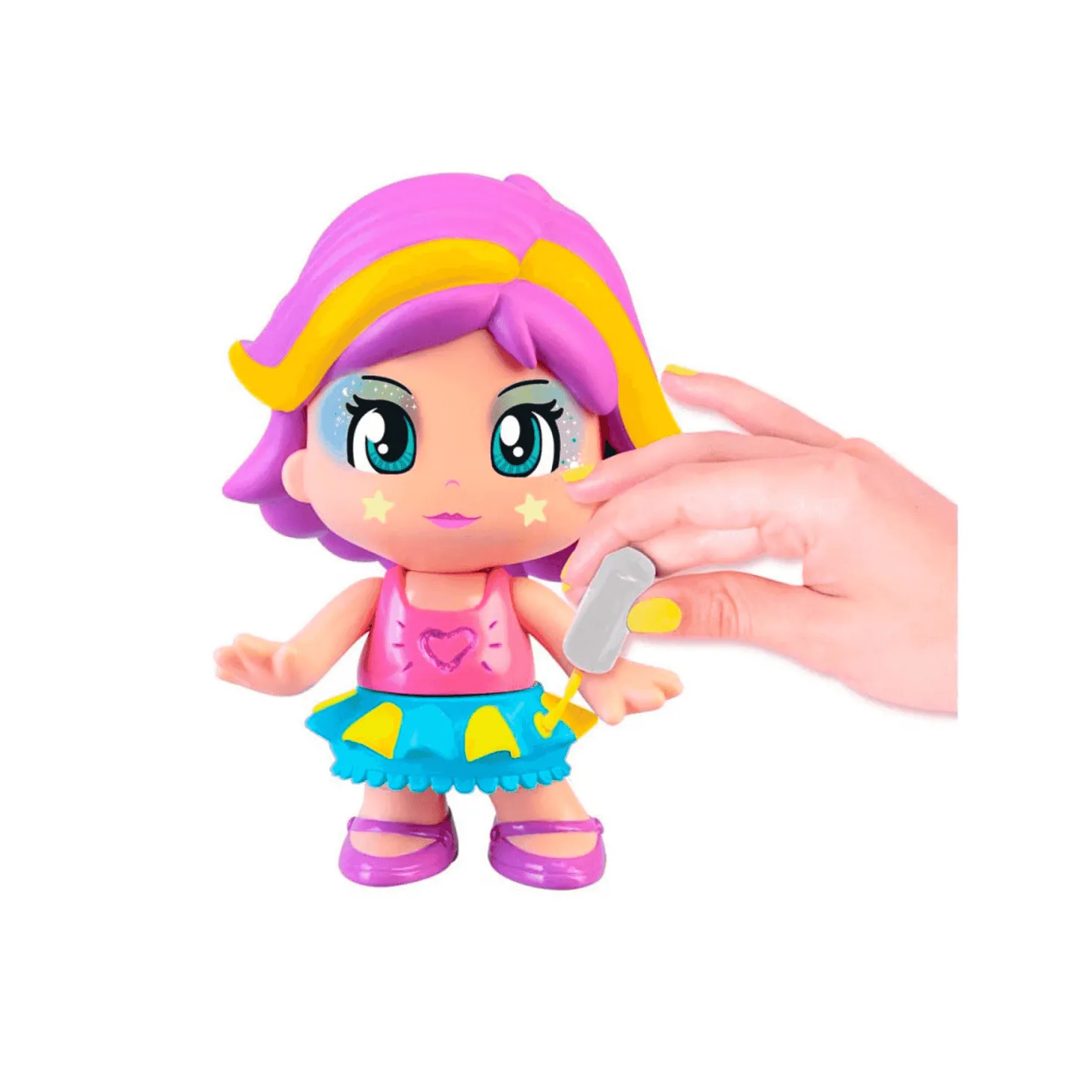 Set de Pinypón con accesorios de maquillaje