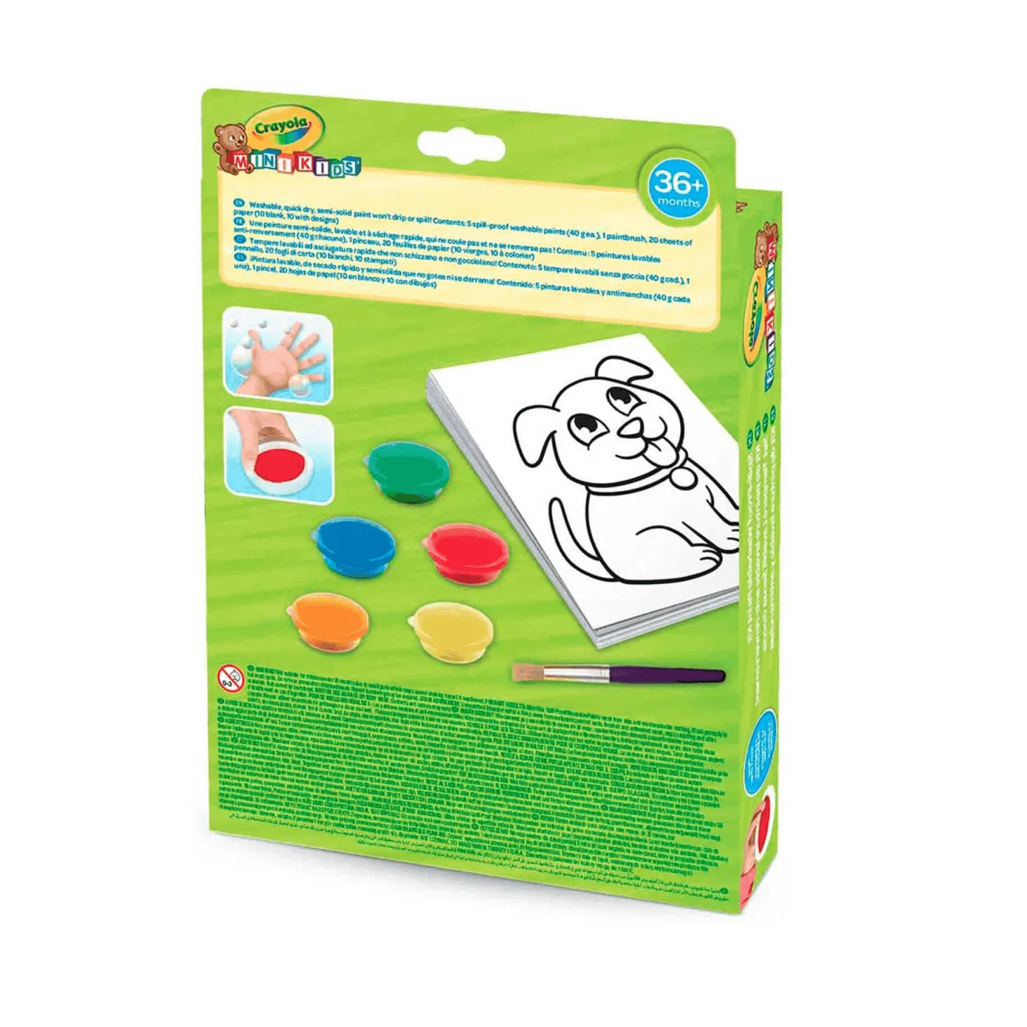 Set de Temperas Lavables Anti Derrames Crayola