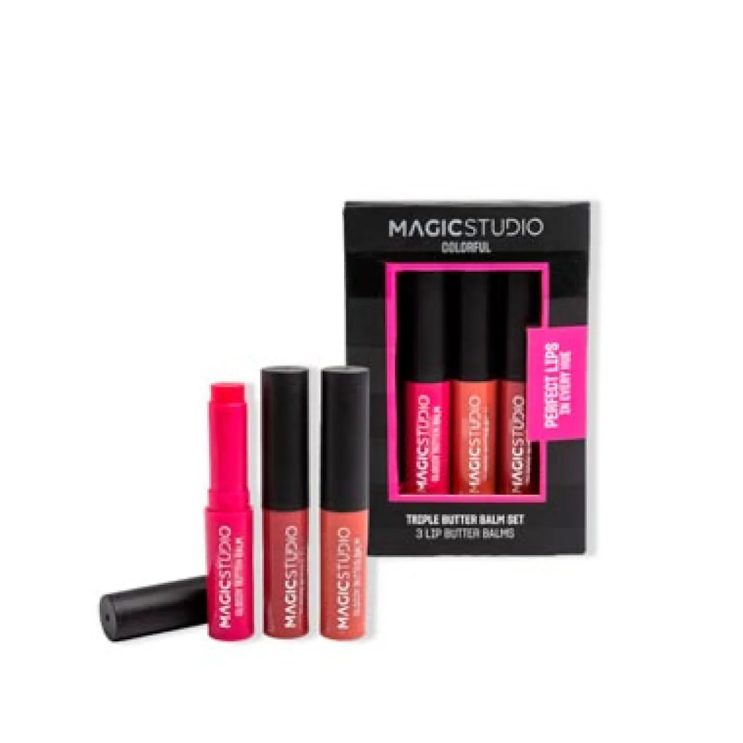 Set Triple Bálsamo Butter Balm Colorful – Magic Studio