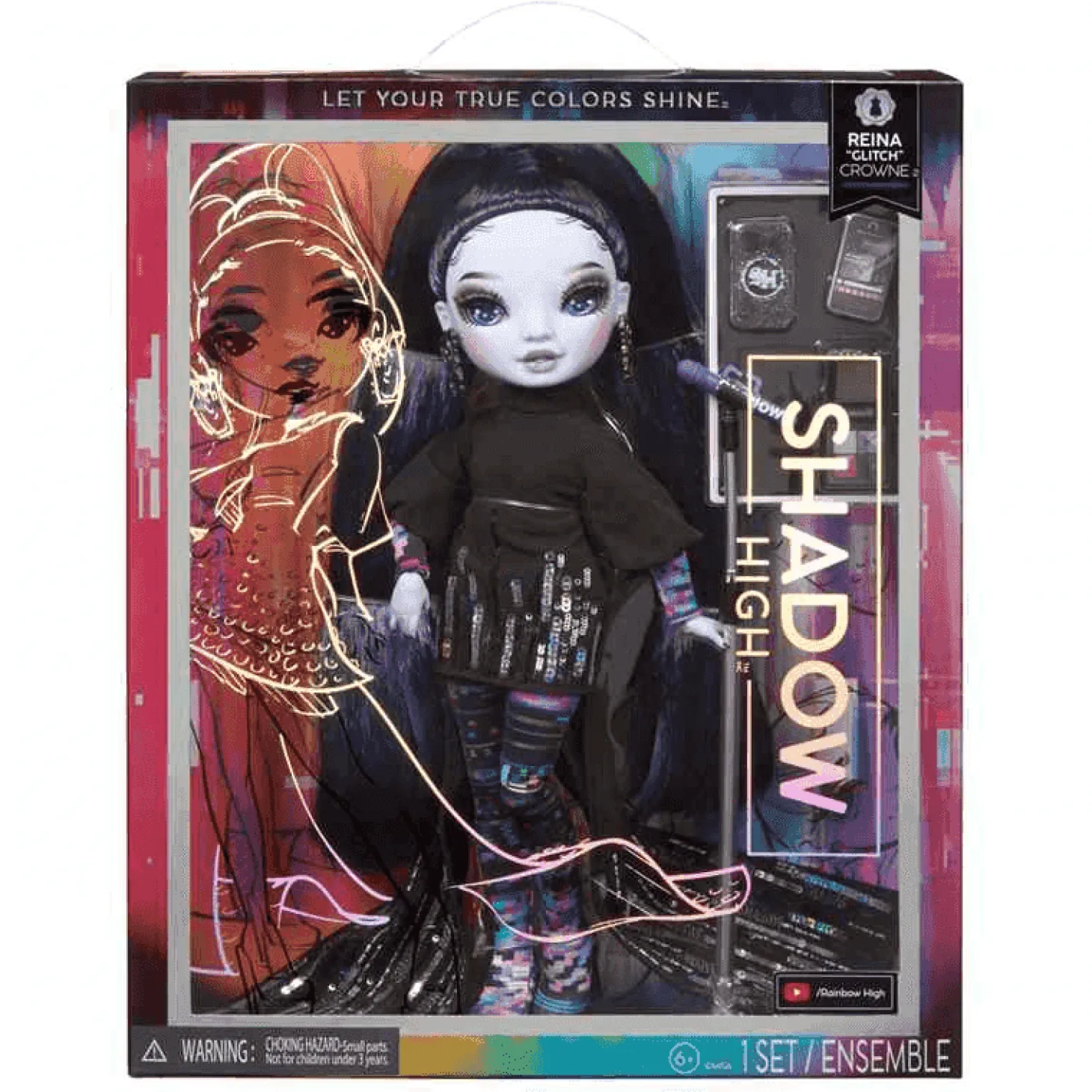 Shadow High Serie 2 Reina Glitch Crowne