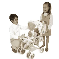Silla Gemelar Plegable para Muñecas De Cuevas Toys