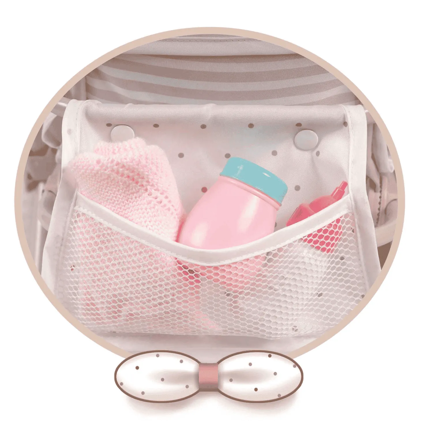 Silla Gemelar Plegable para Muñecas De Cuevas Toys