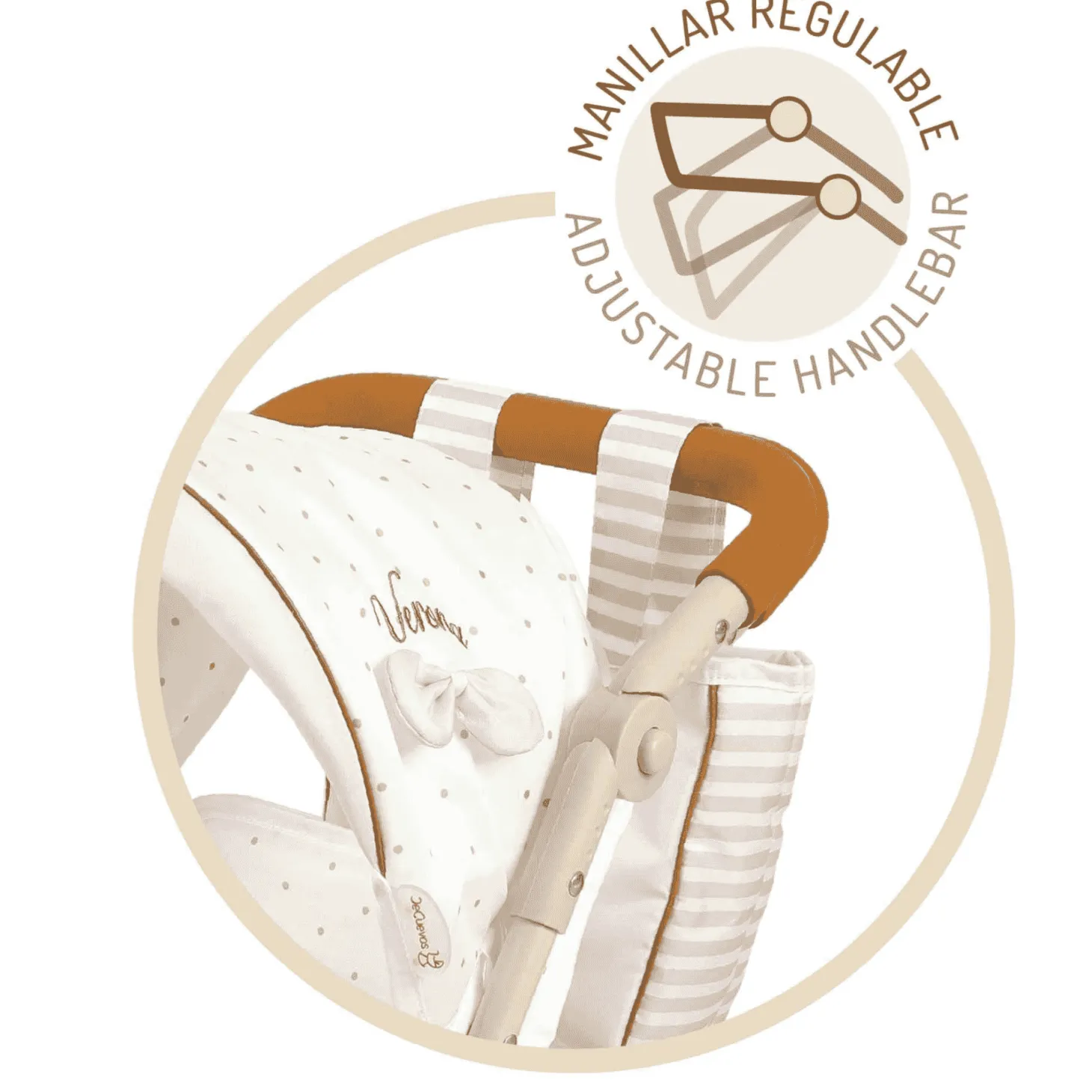 Silla Gemelar Plegable para Muñecas De Cuevas Toys