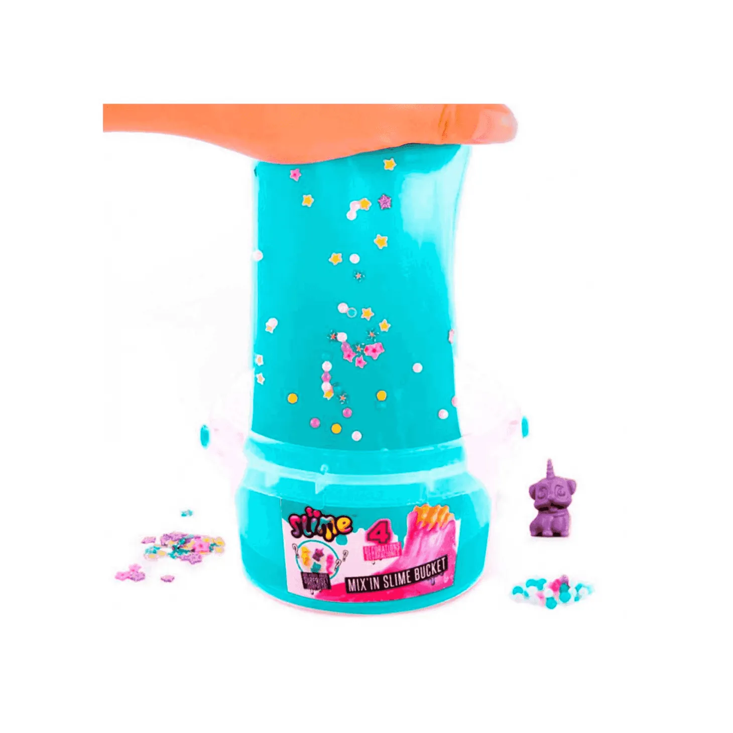 Slime Bucket Con Decoraciones Diferentes Modelos