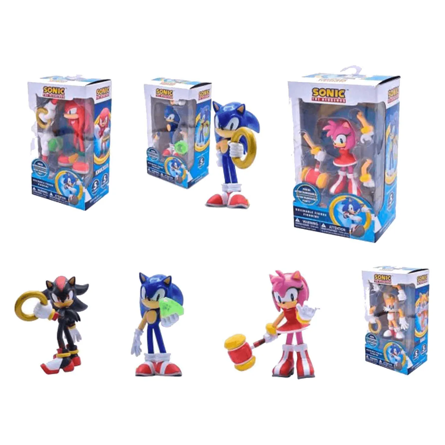 Sonic Figura Accion en Caja-Surtida