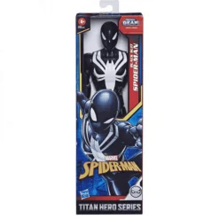 Spider-Man Figura Titan Hero Web Warriors Spiderman Black Suit