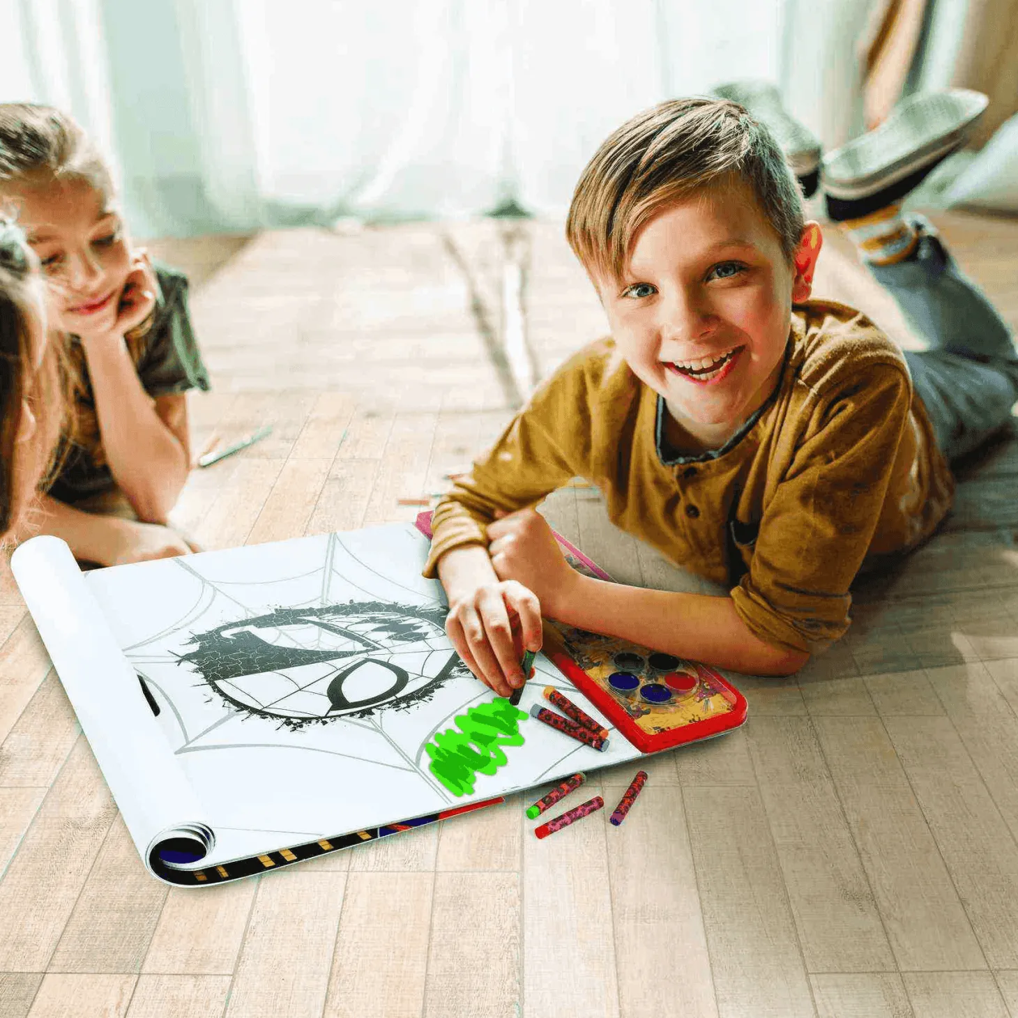 Spiderman Libro de colorear Giga Block 4 en 1