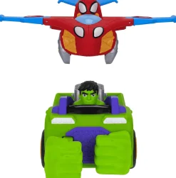 Spidey and His Amazing Friends Marvel Team Up Tank – ¡Acción combinada con Spidey y Hulk!