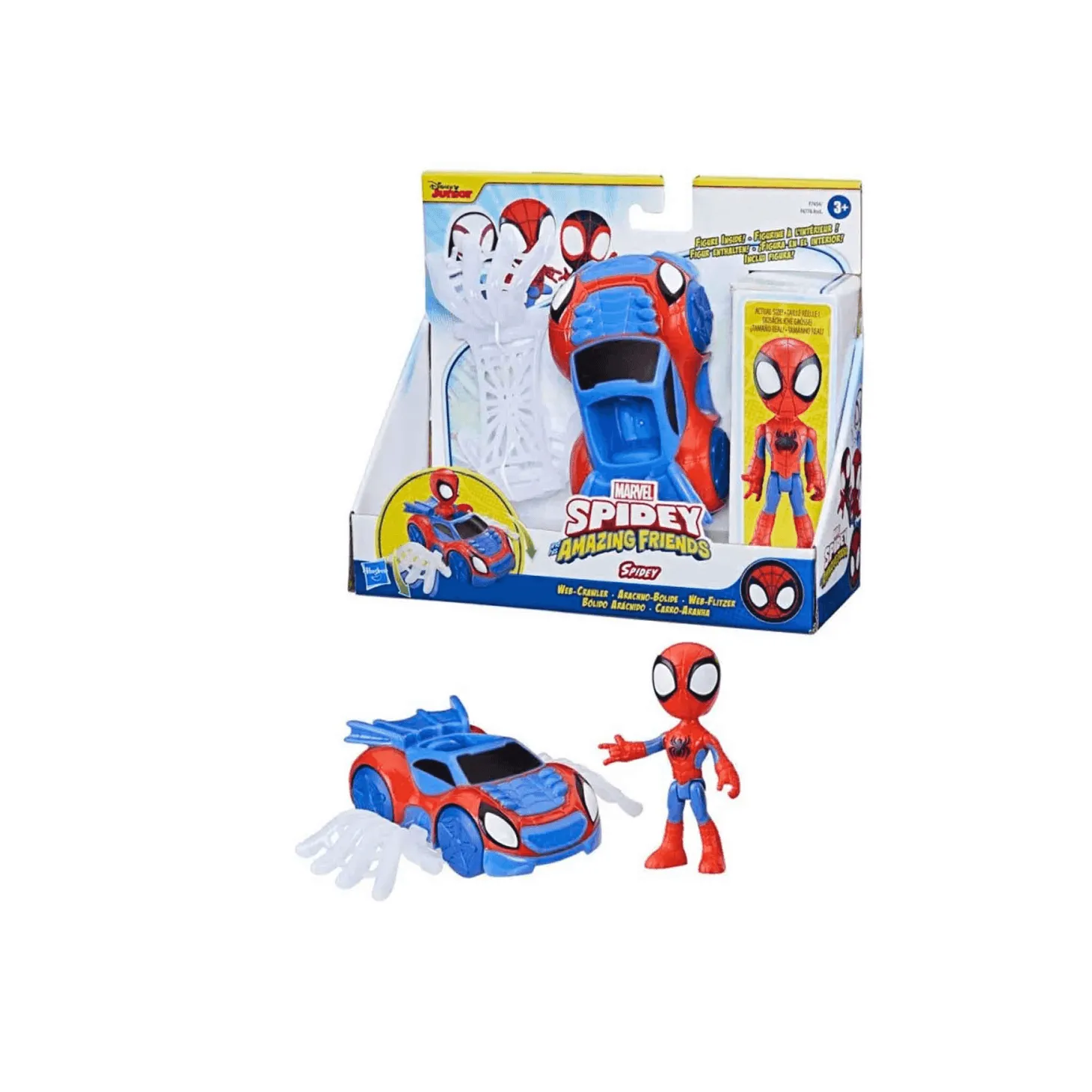 Spidey Set Figura Y Vehículo Arácnido