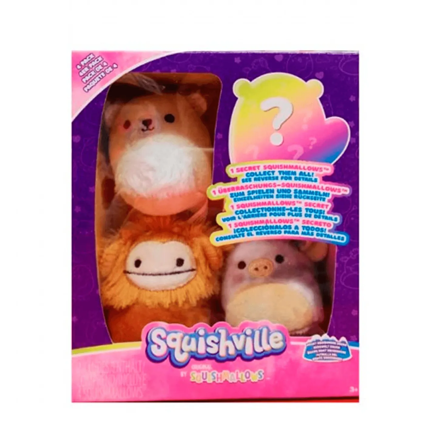 Squishimalllows Peluche Caja Sorpresa 4 Peluches