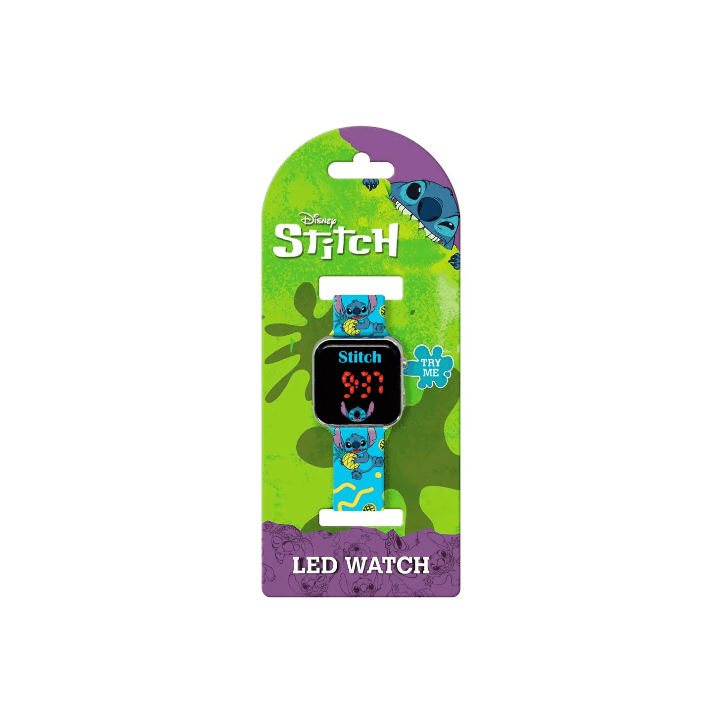 Stitch Reloj Led