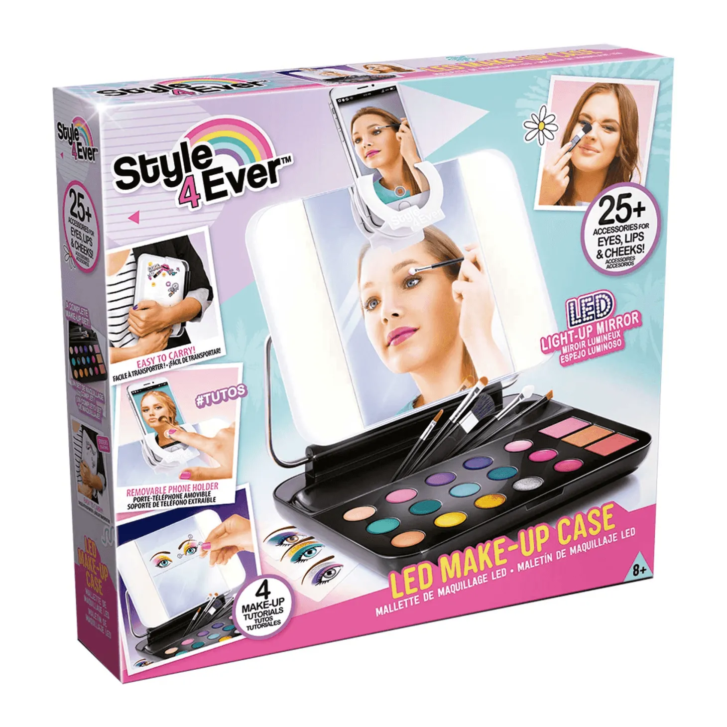 Style 4 Ever Maletin Make Up con Espejo LED