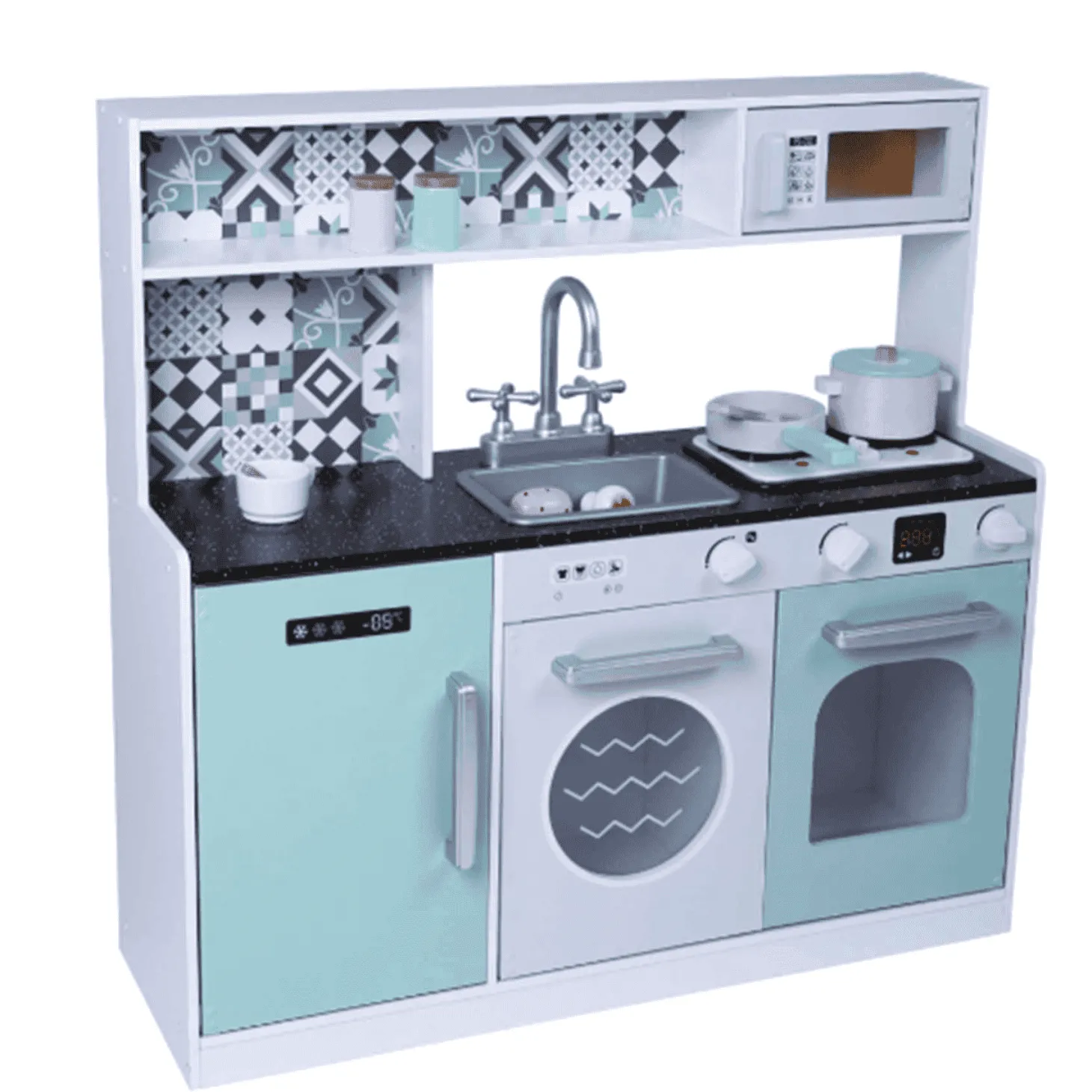 Super Cocina de Madera Mint