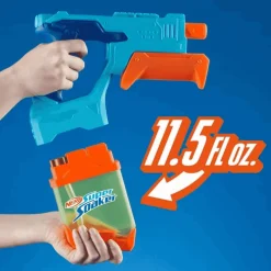 Super Soaker Dunk Fill Doble | Pack 2 Pistolas de Agua con Llenado Rápido | Desde 6 Años | Hasbro