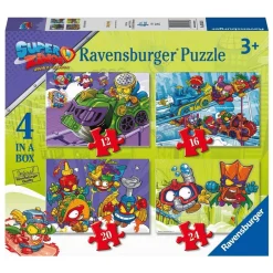 Superthings 4 Puzzles 12-16-20-24 Piezas