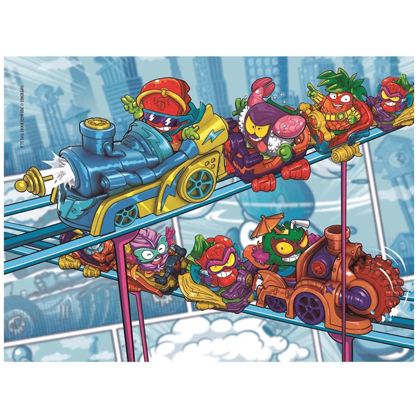 Superthings 4 Puzzles 12-16-20-24 Piezas