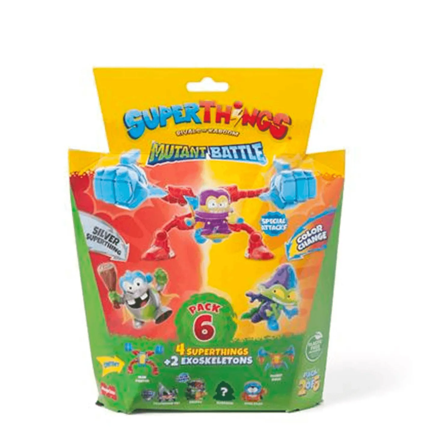 Superthings Mutant Battle Pack 6 Exoskeleton Modelo 2/6