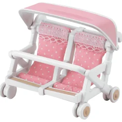Sylvanian Families Carrito Doble De Bebes