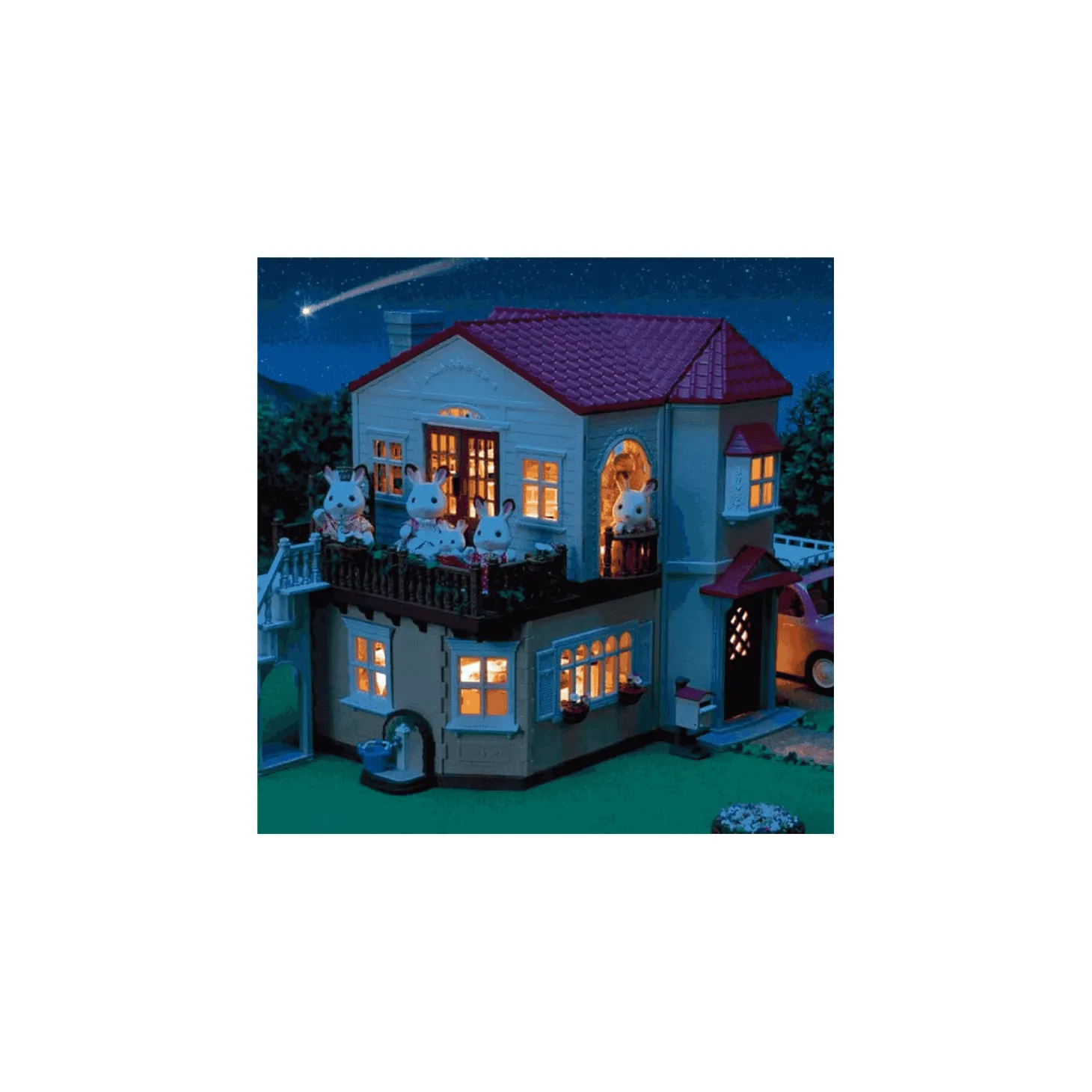 Sylvanian Families Casa Con Luces Ático Secreto