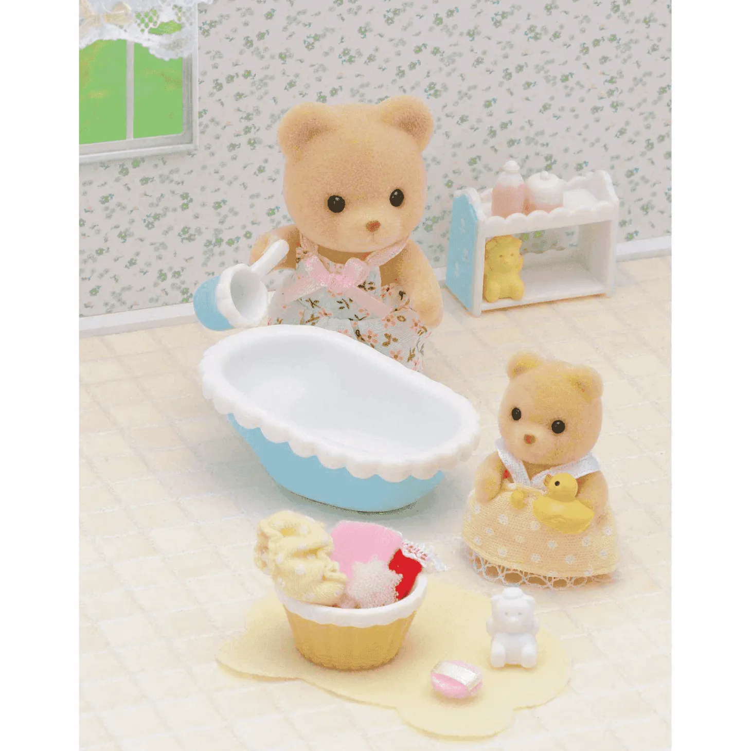 Sylvanian Families La Hora del Baño
