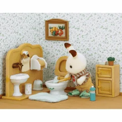 Sylvanian Families Set de Baño Coco Conejo Chocolate