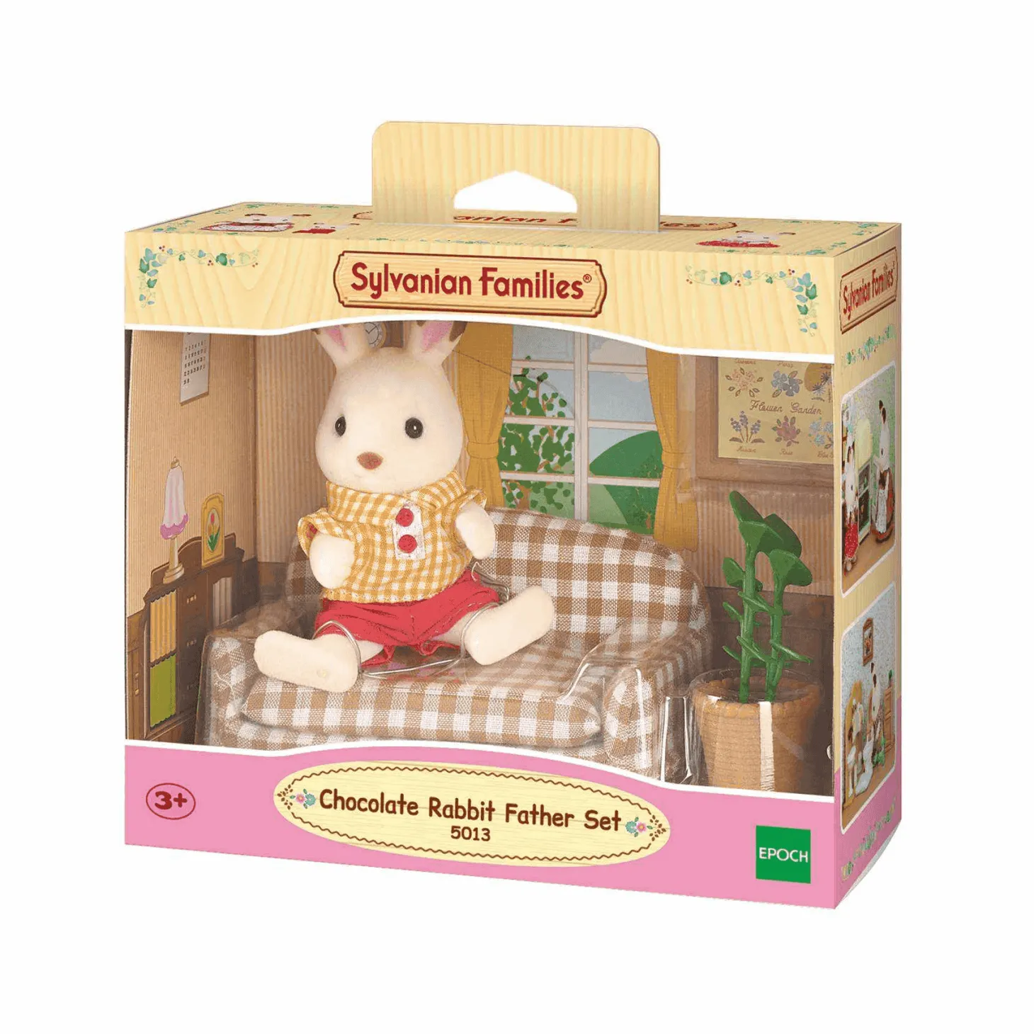 Sylvanian Families Set de Sofá Frasier Conejo Chocolate