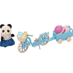 Sylvanian Families Set de Bicicleta y Patines Rosalina Panda Pookie