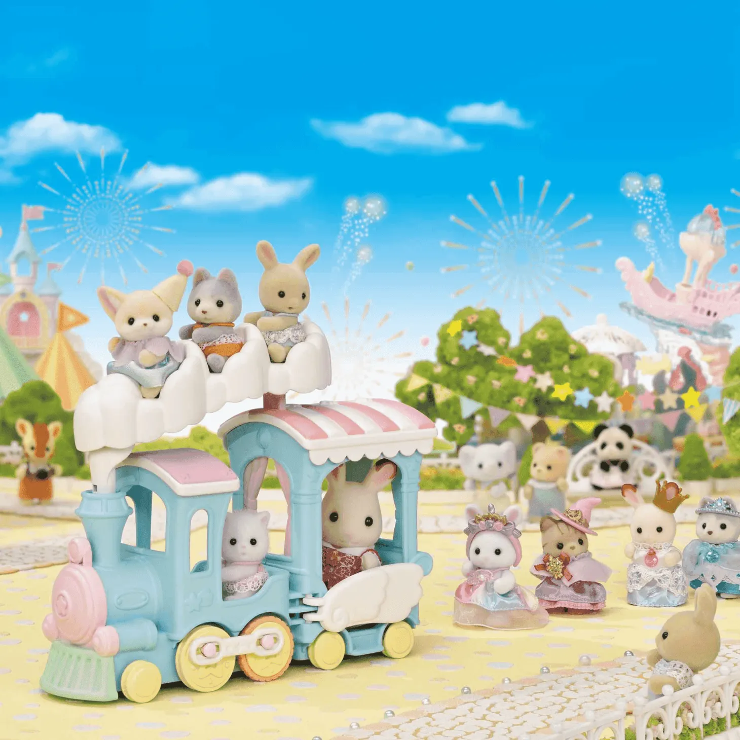 Sylvanian Families Tren Arcoíris de las Nubes