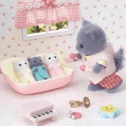 Sylvanian Families Trillizos Gato Persa