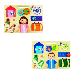 Tabla de Motricidad Madera Juguete Infantil
