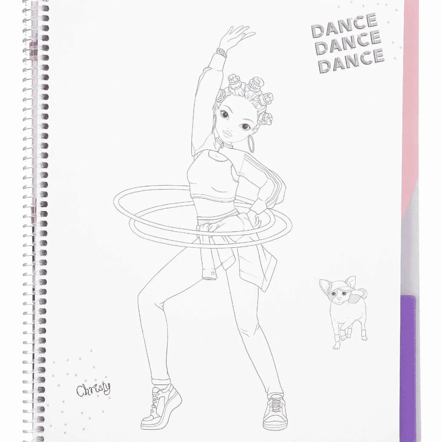 TOP Model Cuaderno Para Colorear Dance
