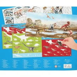 TOP Model Dino World Sticker Fun Libro Pegatinas