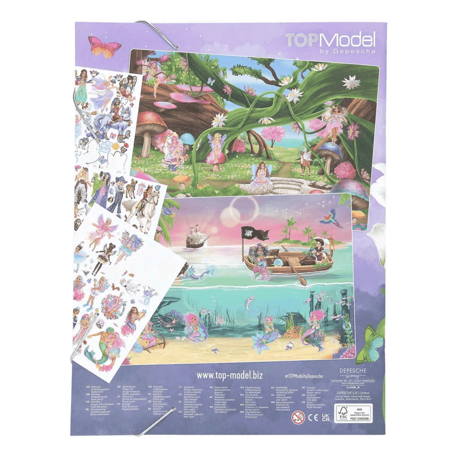 TOP Model Fantasy Mundo de Pegatinas