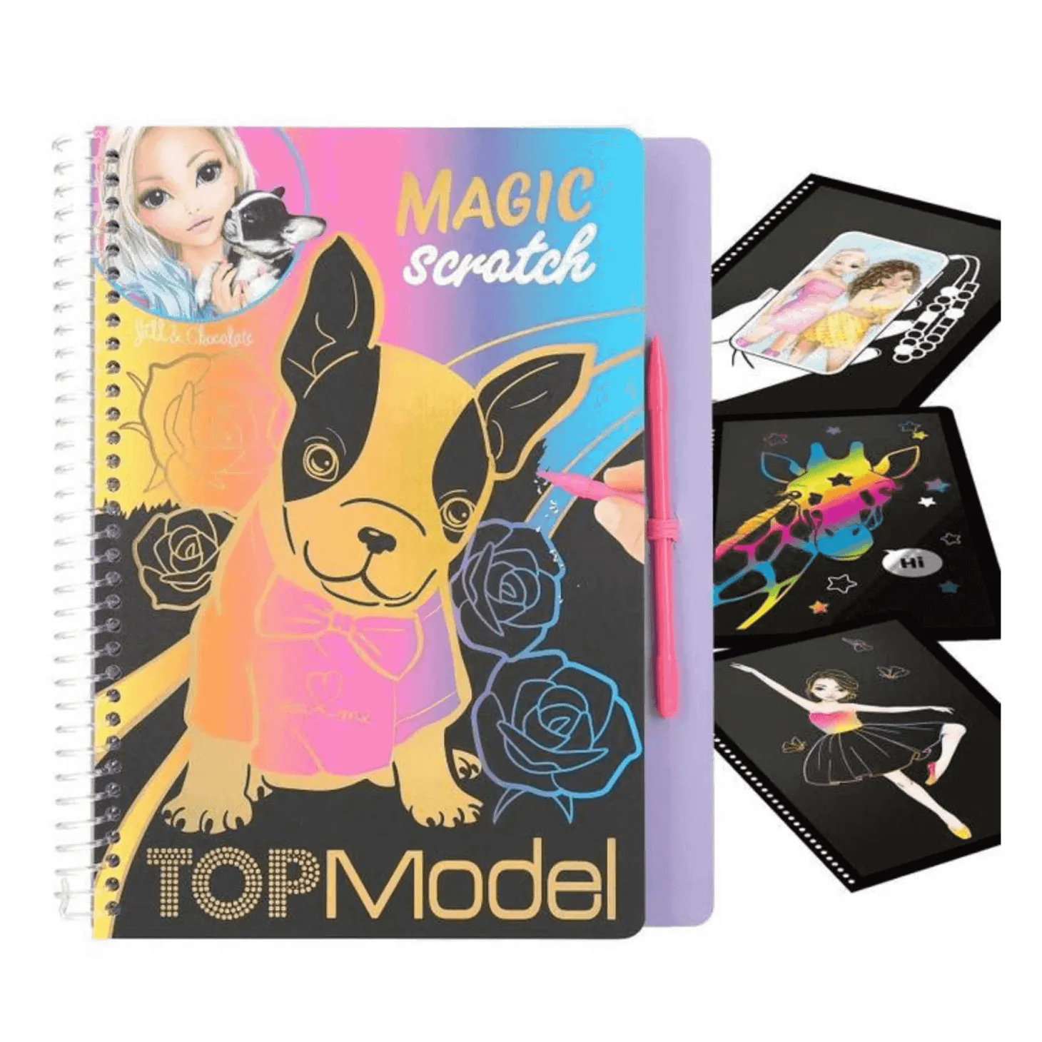 TOP Model Magic Scratch Book