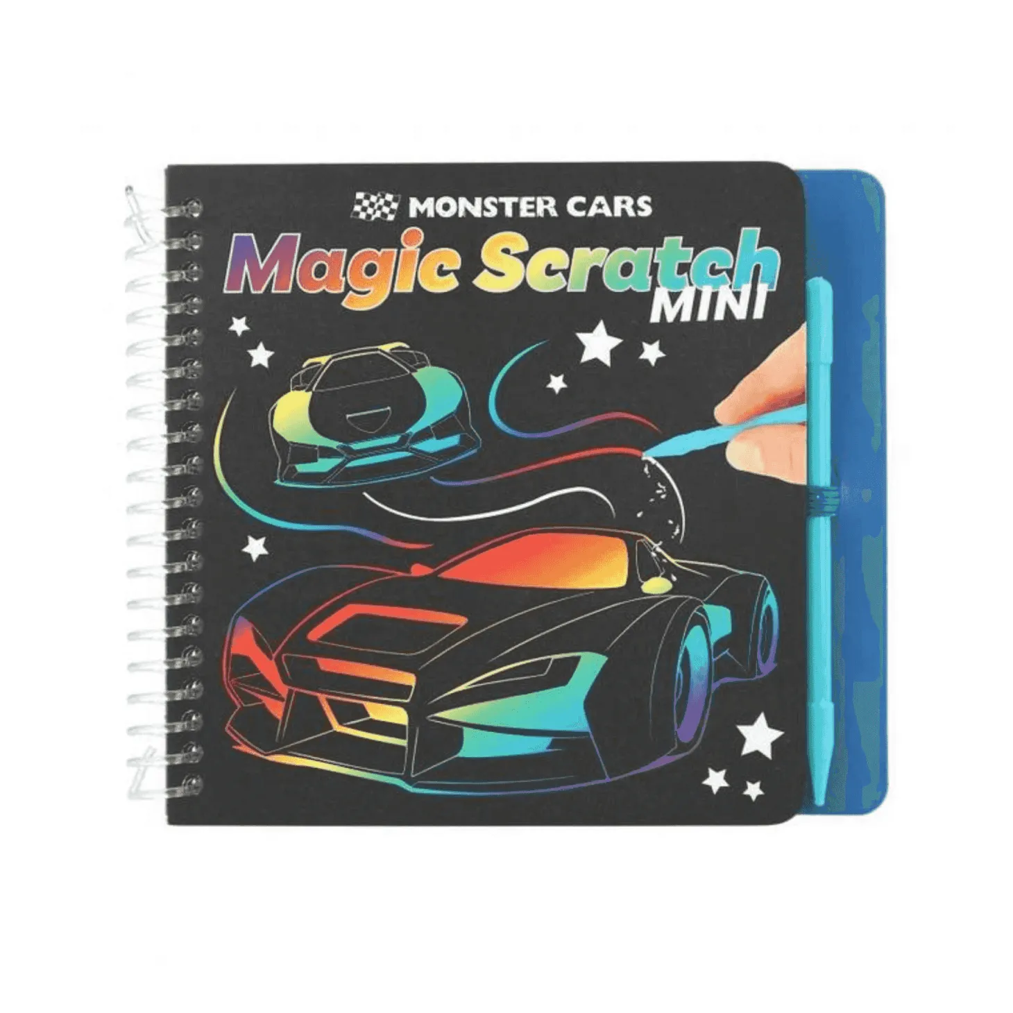 TOP Model Monster Cars Mini Magic Scratch Book