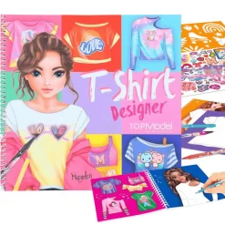 TOP Model T-Shirt Designer Cuaderno para Colorear
