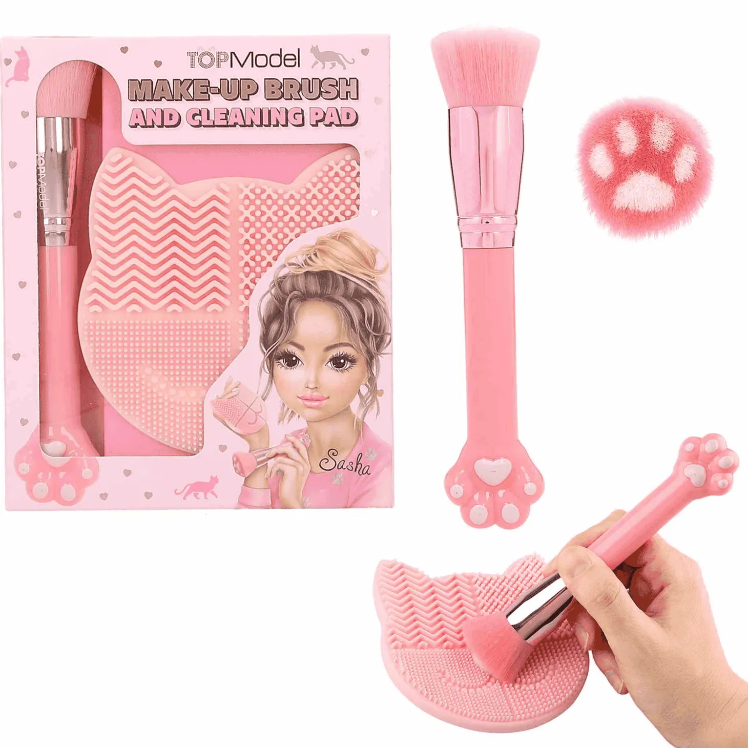 Topmodel Brocha Y Esponja De Limpieza Ki