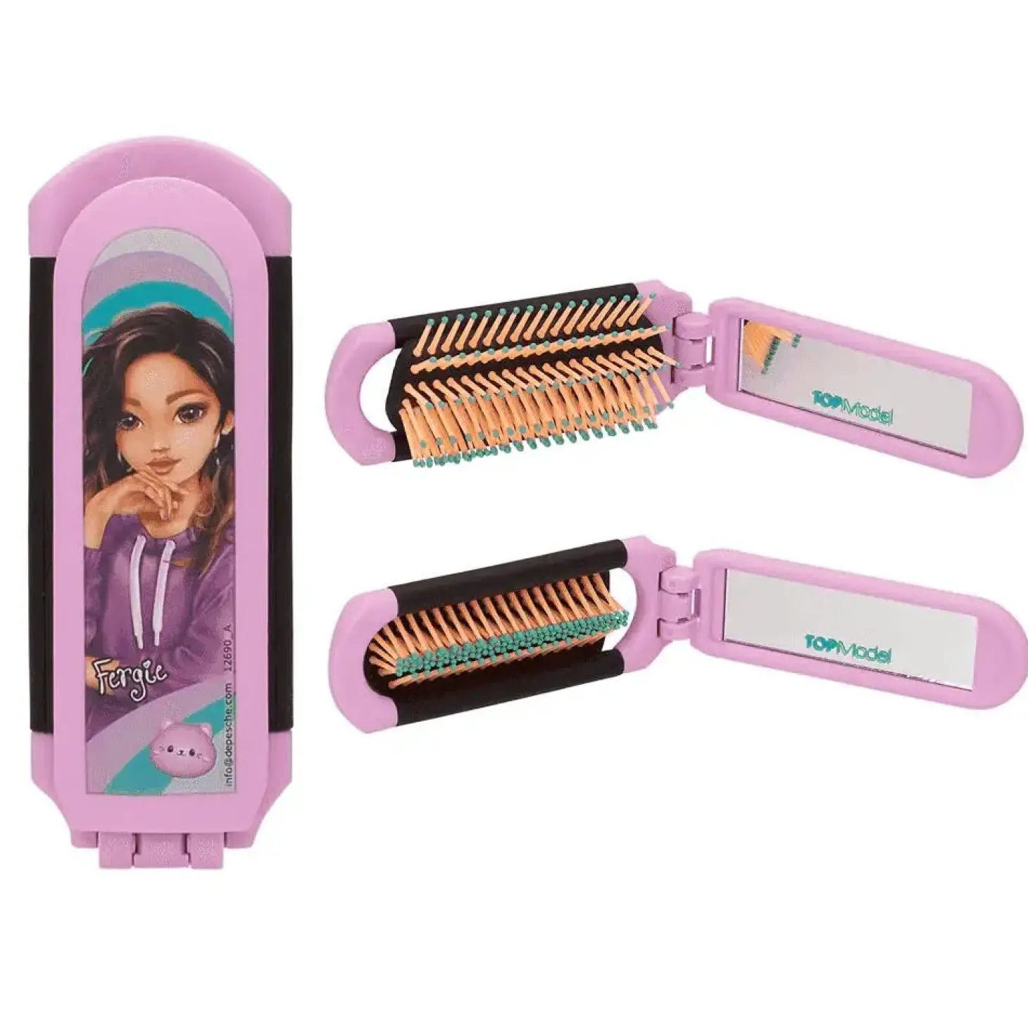 TOPModel cepillo plegable con espejo
