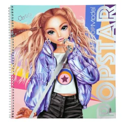 TOPModel Cuaderno de Diseño Popstar Para Colorear