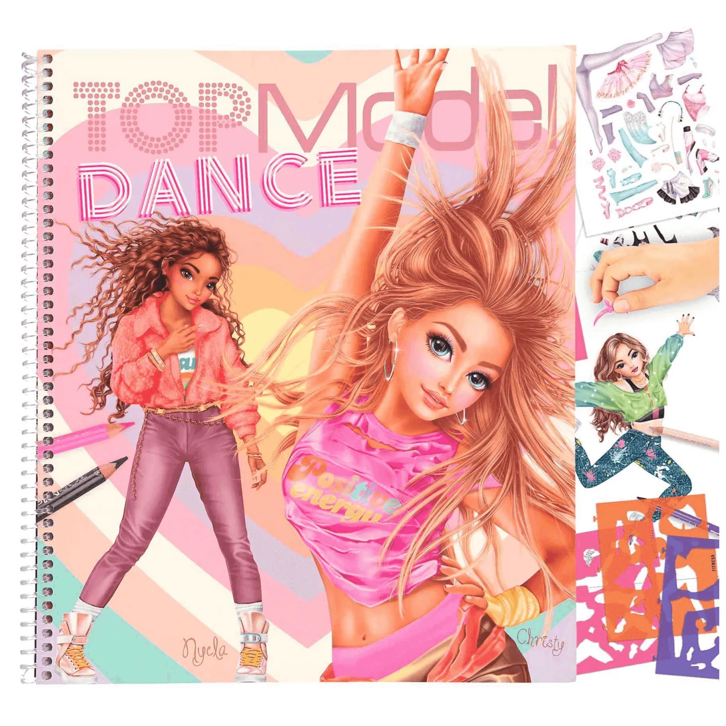 TOPModel Cuaderno Para Colorear Dance