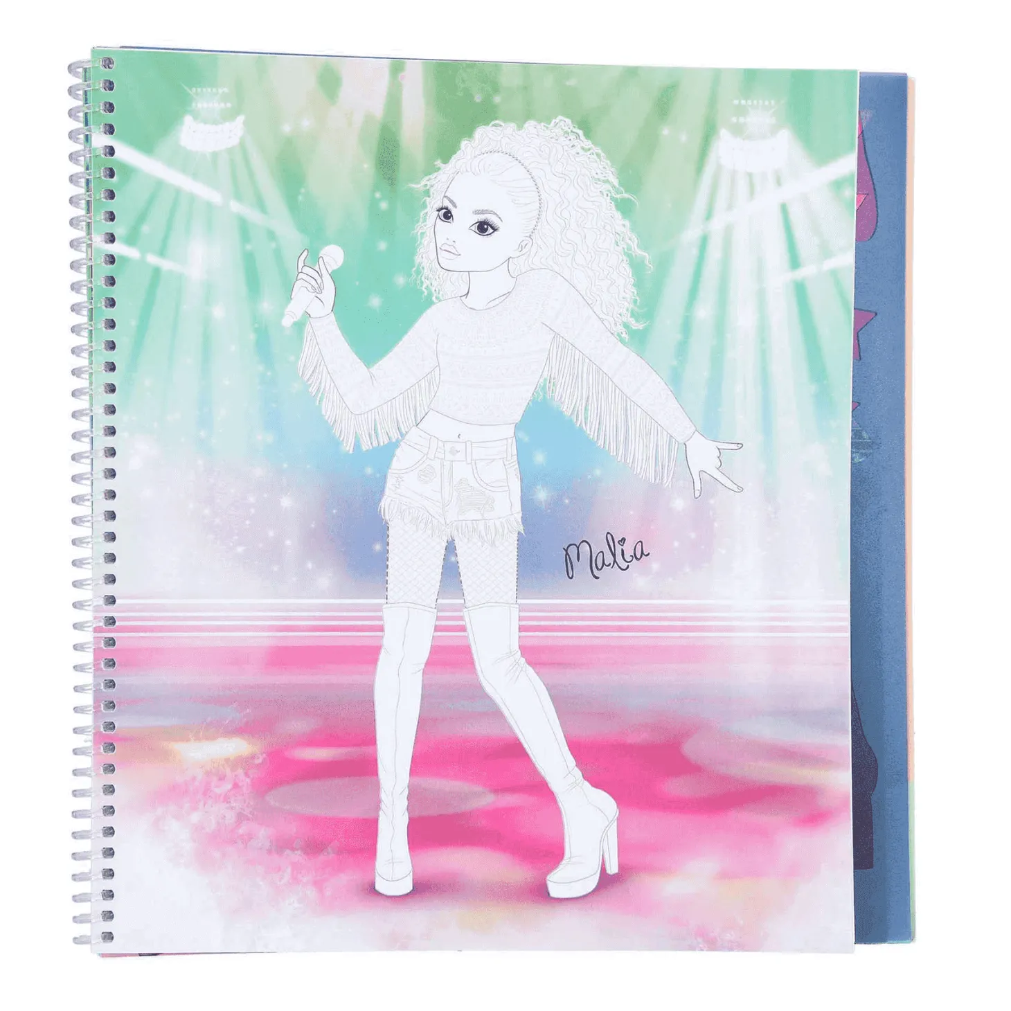 TOPModel Cuaderno Popstar Para Colorear
