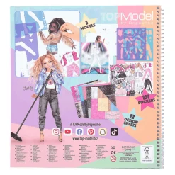 TOPModel Cuaderno Popstar Para Colorear
