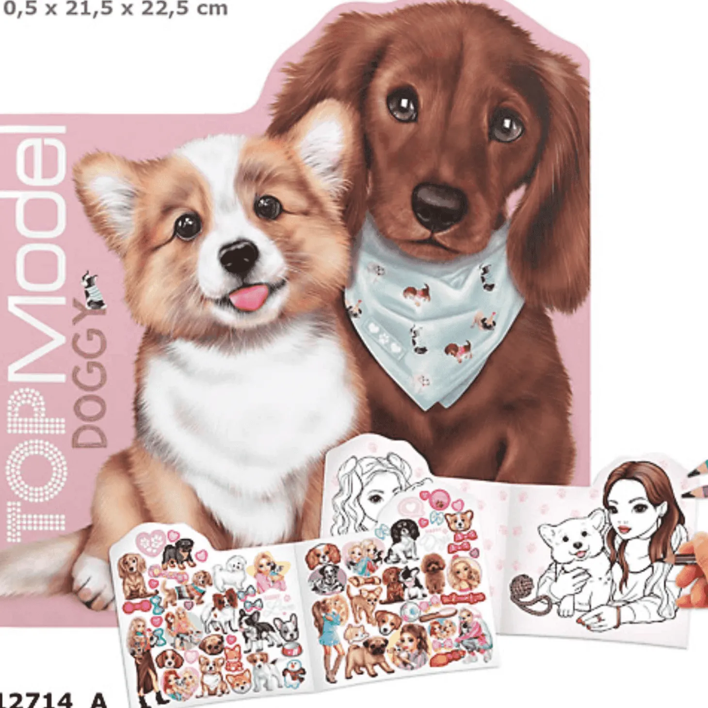 Topmodel Doggy Libro Para Colorear Kitty