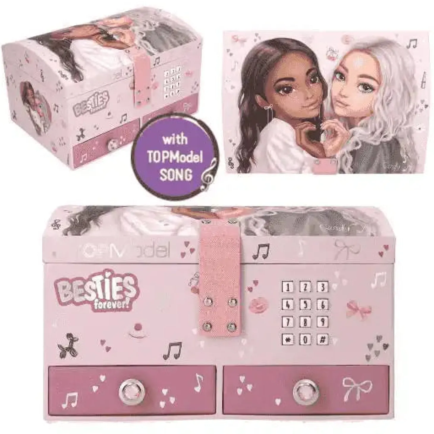 TOPModel Joyero Grande My BFF – Código Secreto y Sonido