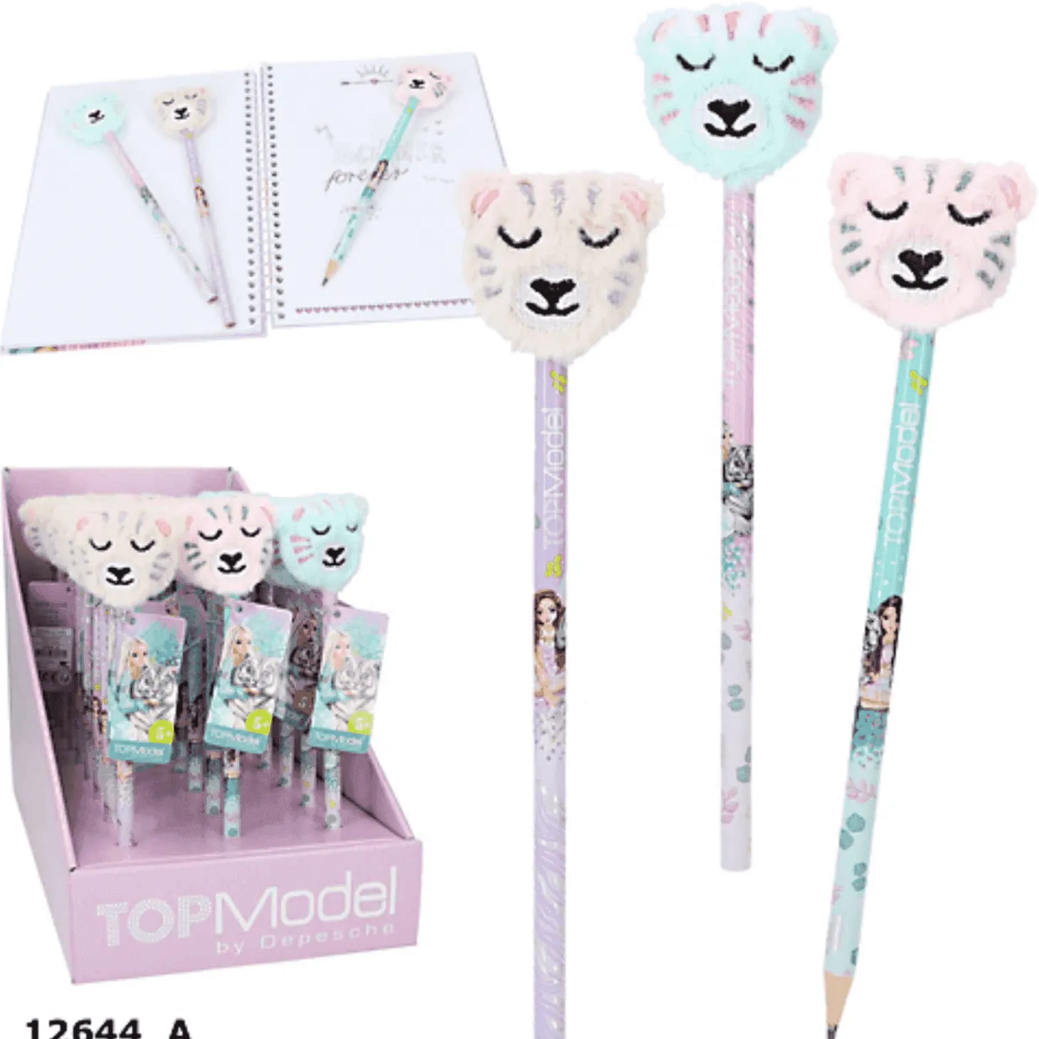 Topmodel Lapiz Con Figura De Peluche Fan