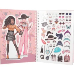 TOPModel Libro de Colorear con Set de Colores