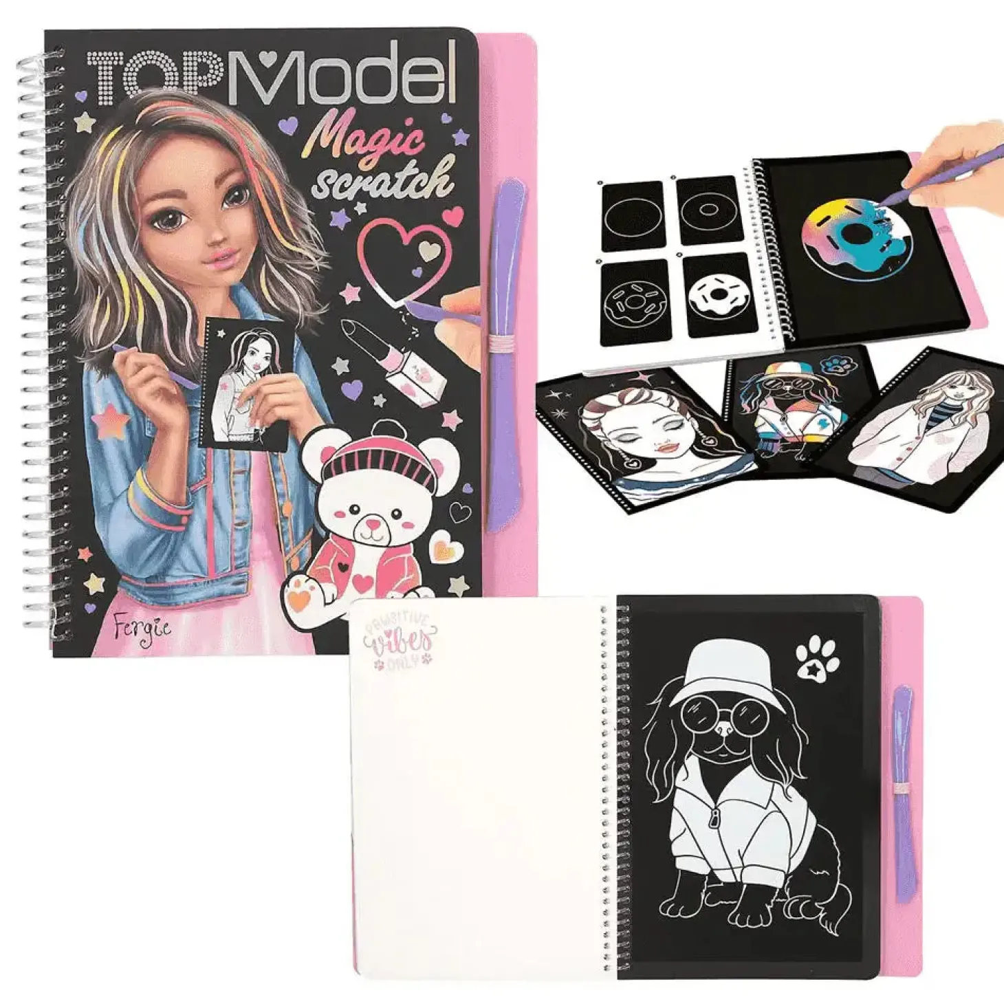 TOPModel magic-scratch book