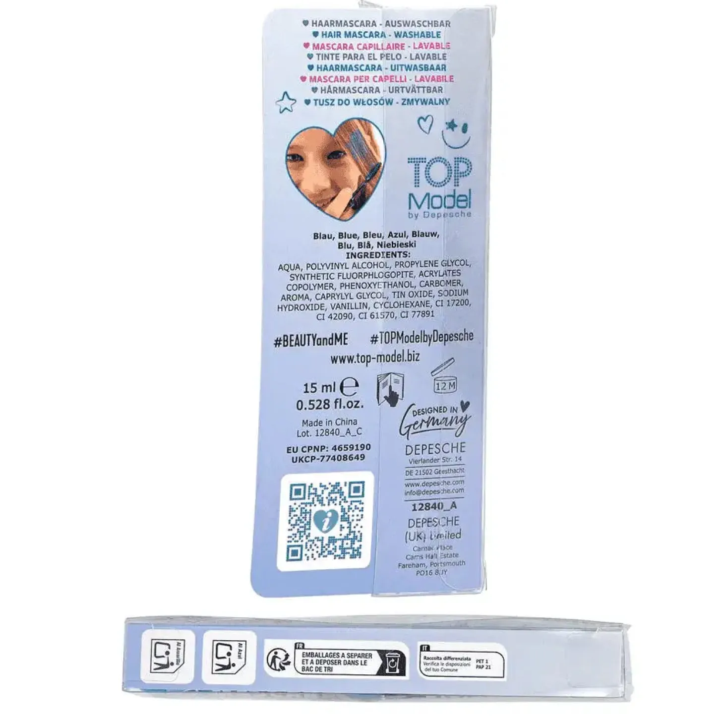 TOPModel mascara para el pelo Beauty and Me