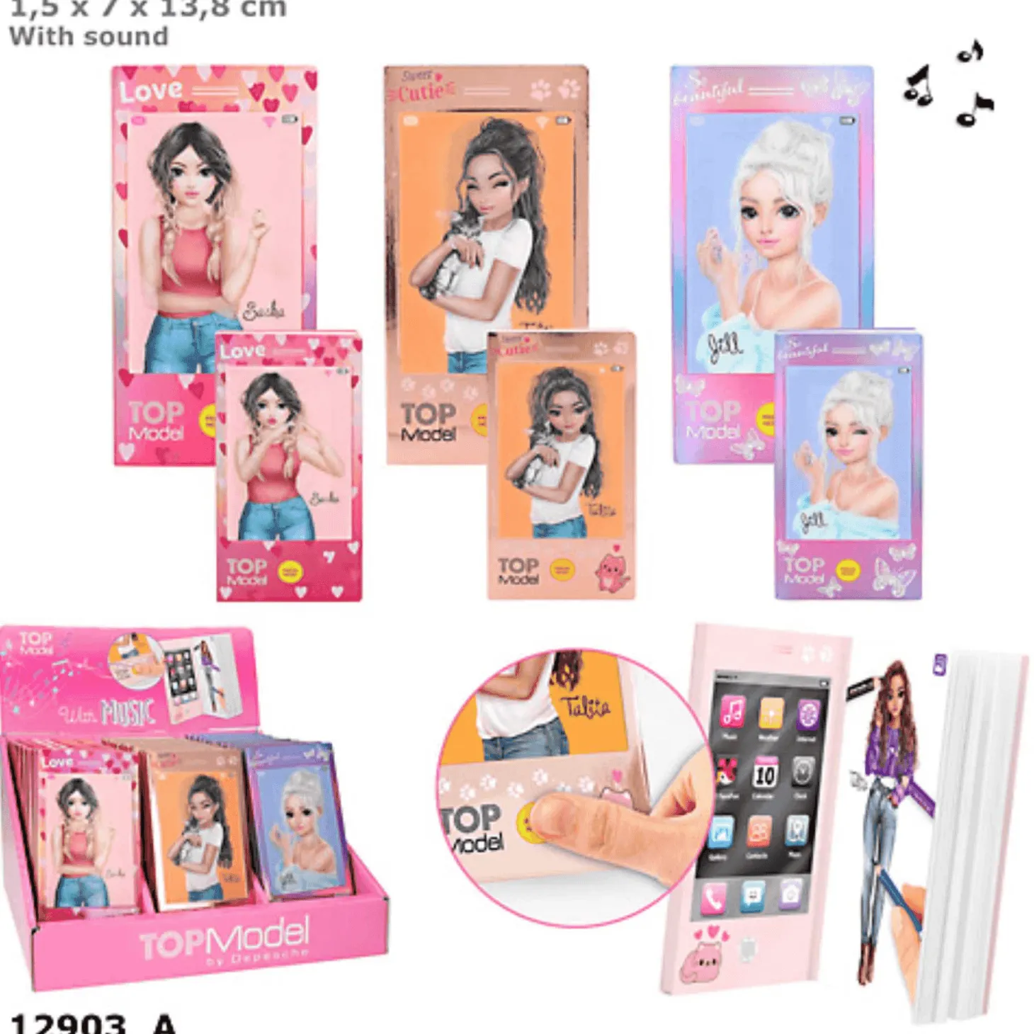 Topmodel Mini Libro De Colorear Con Musi